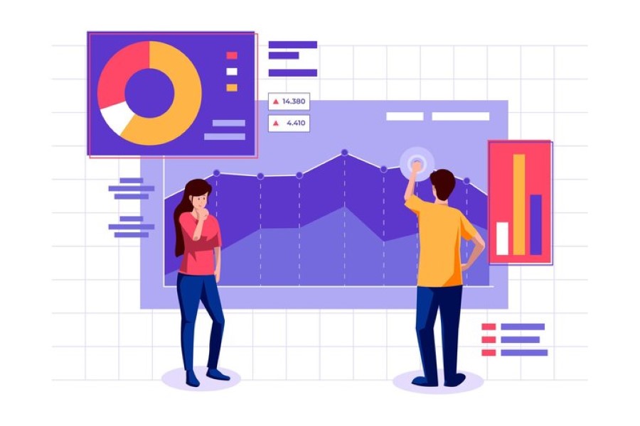 AI virtual assistant providing data-driven insights for smarter decisions