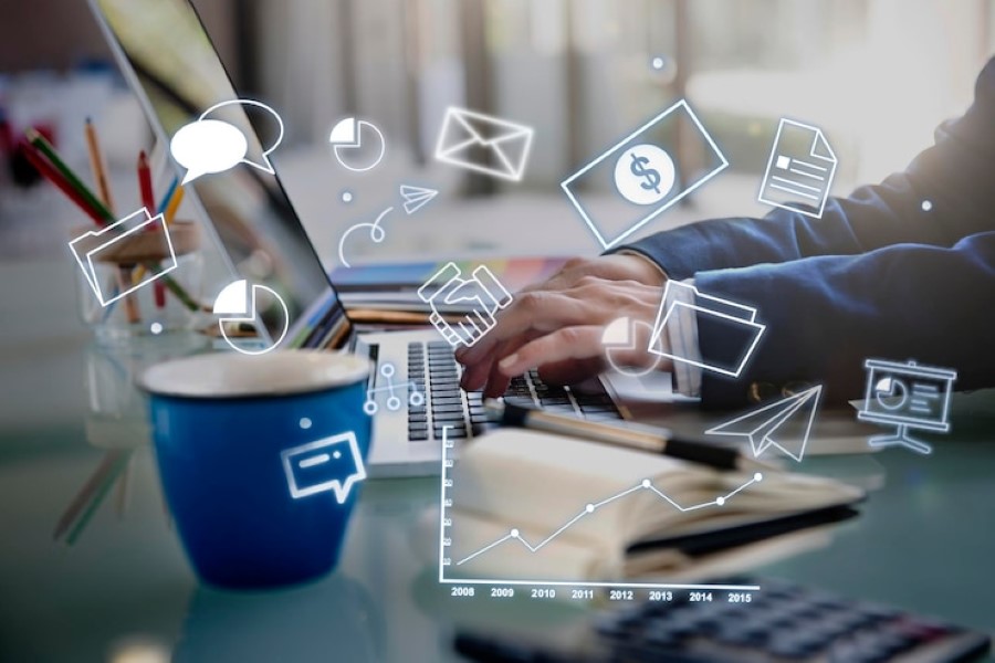 Indian virtual assistant handling diverse business tasks
