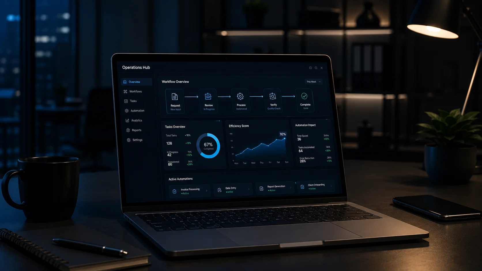 Workflow automation system improving business efficiency at VBO AI services